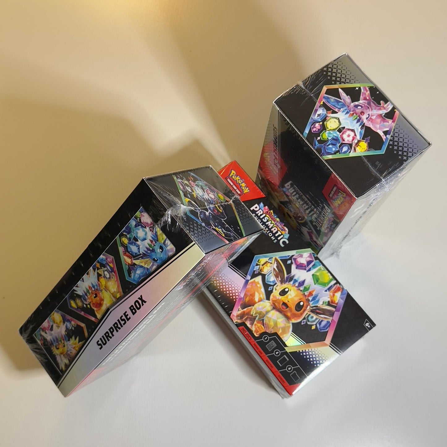Pokemon Scarlet & Violet: Prismatic Evolutions Surprise Box (4 Pack)