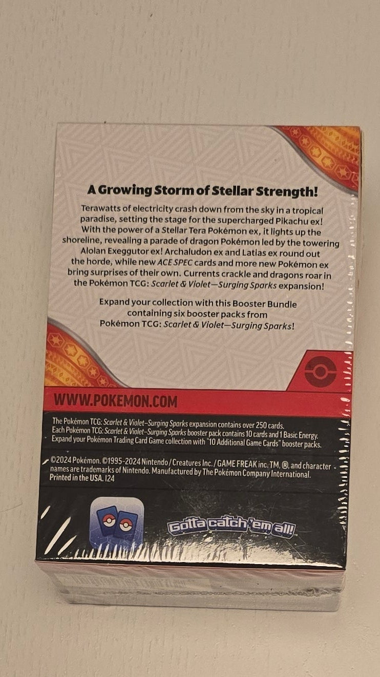 Pokemon SV8: Surging Sparks Booster Bundle (6packs)