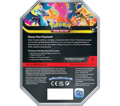Pokémon Mega Charizard Y Tin