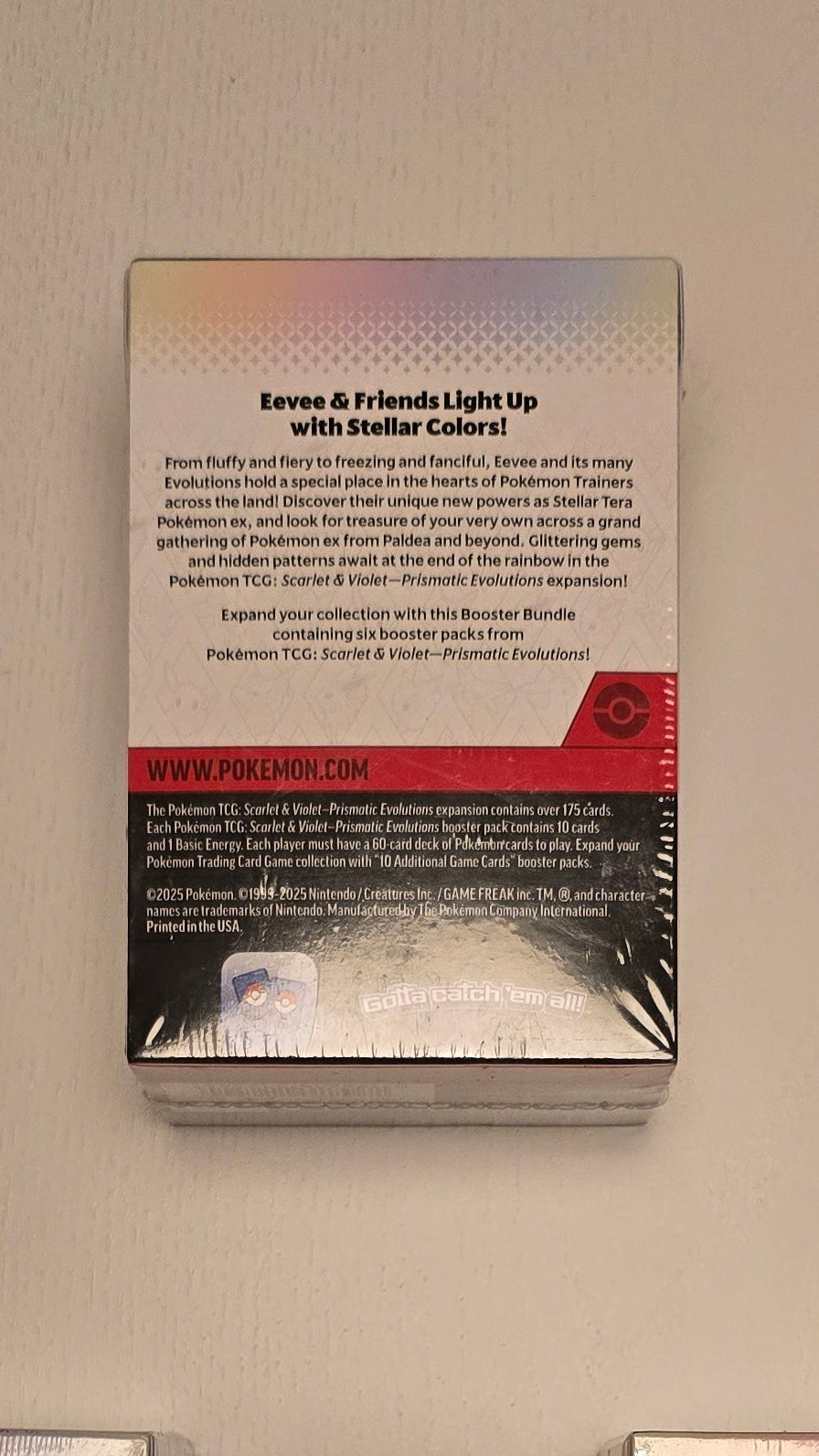 Pokémon Scarlet & Violet: Prismatic Evolutions Booster Bundle (6 Pack)
