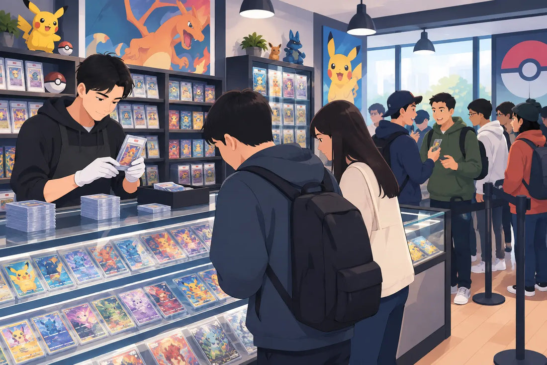 Efterfrågan på asiatiska Pokémonkort ökar