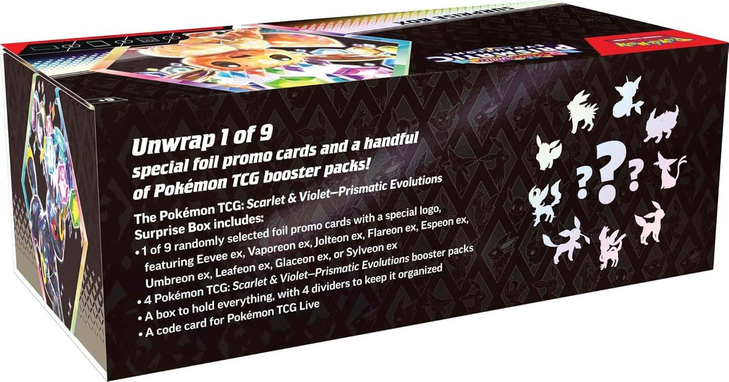 Pokemon Scarlet & Violet: Prismatic Evolutions Surprise Box (4 Pack)