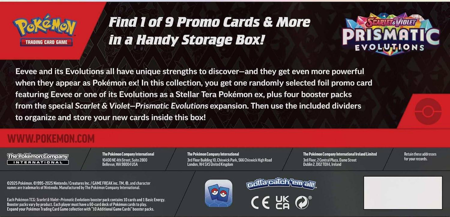 Pokemon Scarlet & Violet: Prismatic Evolutions Surprise Box (4 Pack)