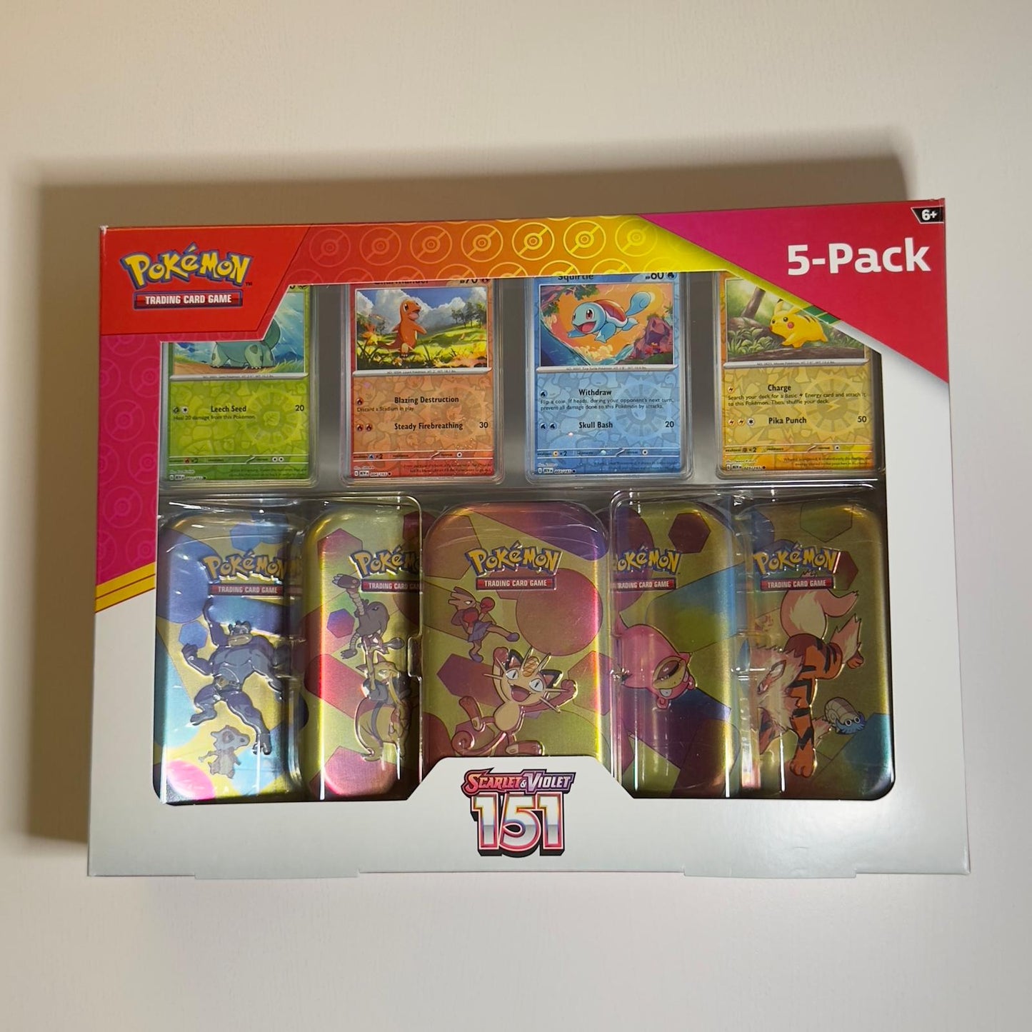 Pokemon Scarlet & Violet 151 Mini Tins 5 Pack Sealed