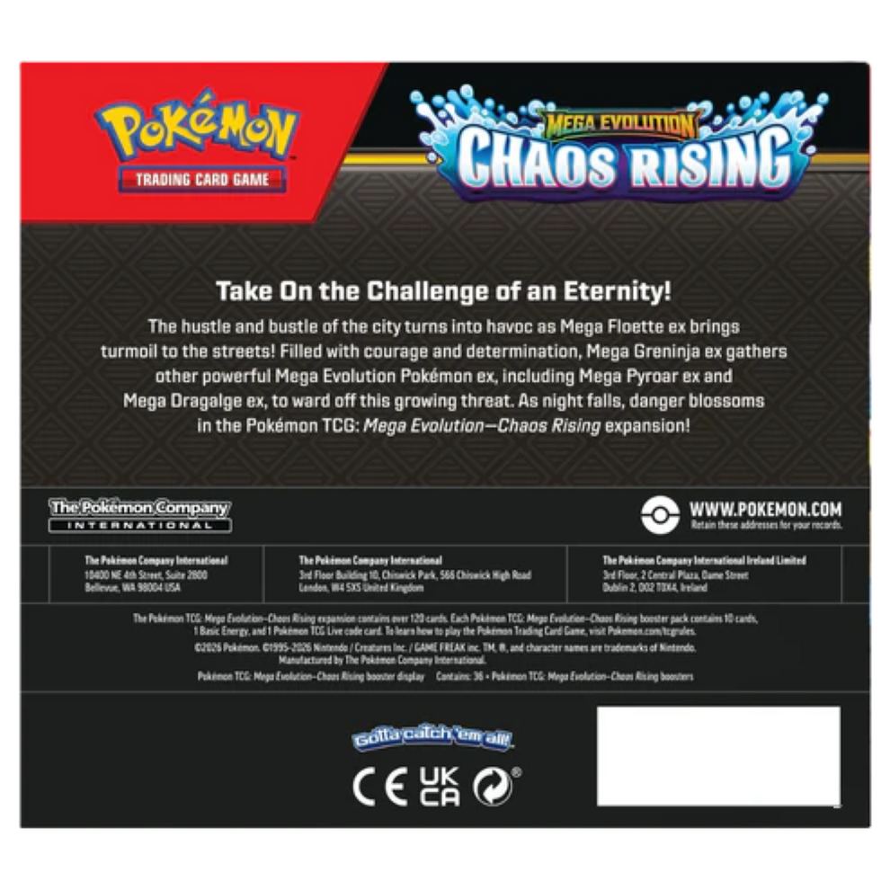 Pokémon TCG: Chaos Rising Booster Box