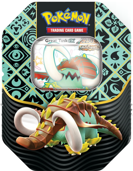 Pokémon TCG: Paldean Fates EX Tin Shiny Iron Treads EX