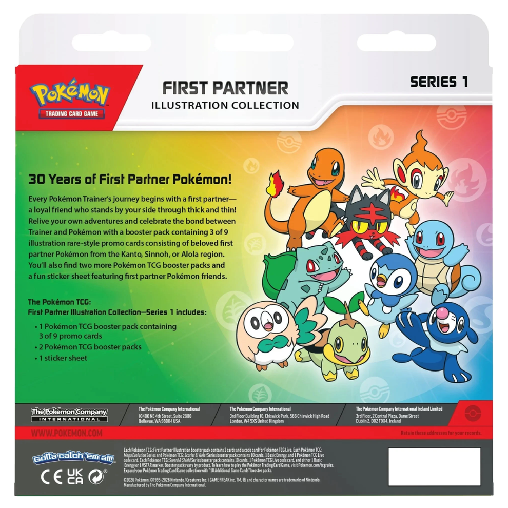 Pokémon: First Partner Illustration Collection Box (ENG)