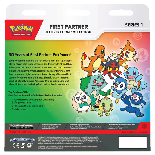 Pokémon: First Partner Illustration Collection Box (ENG)
