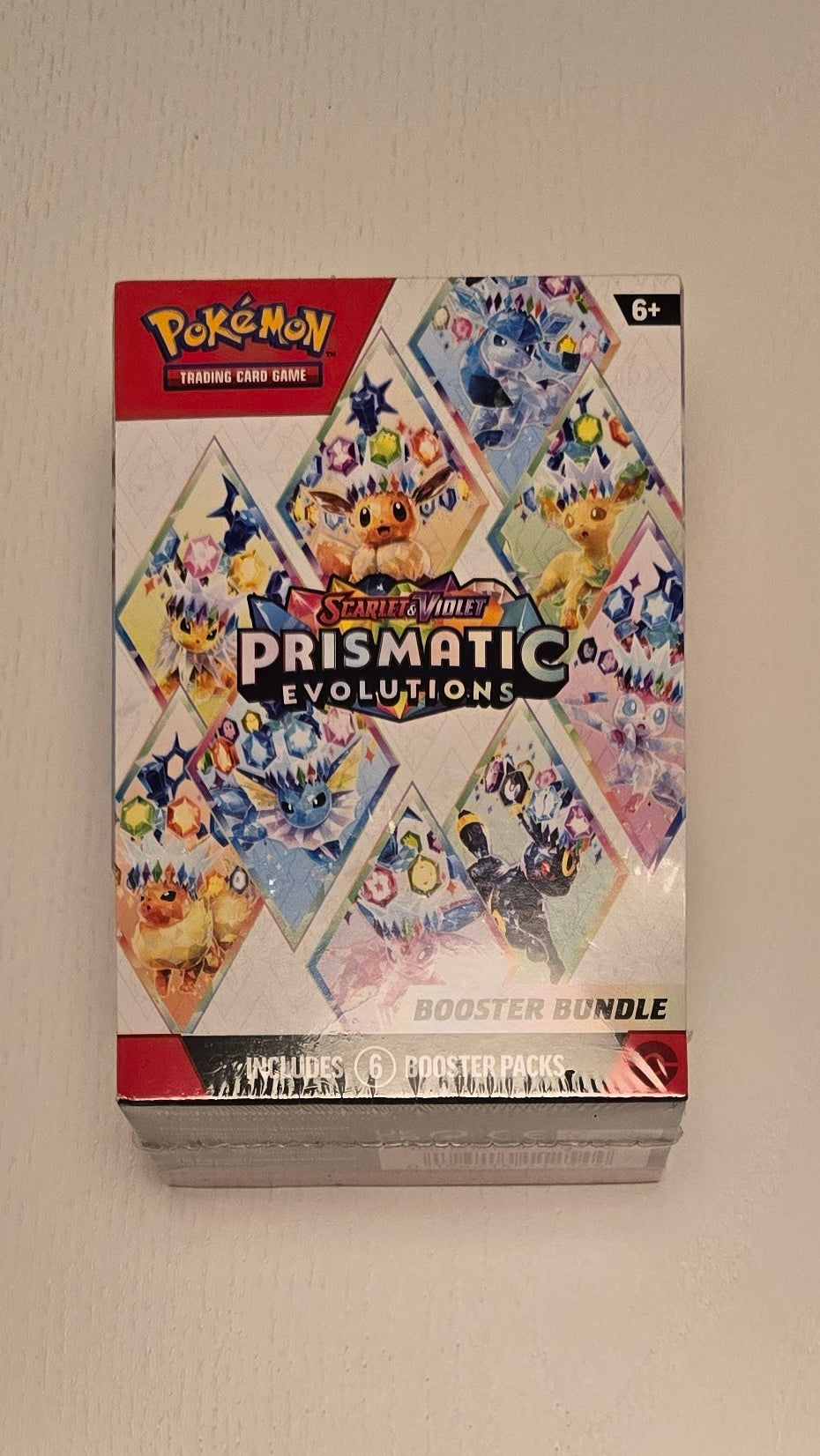 Pokémon Scarlet & Violet: Prismatic Evolutions Booster Bundle (6 Pack)
