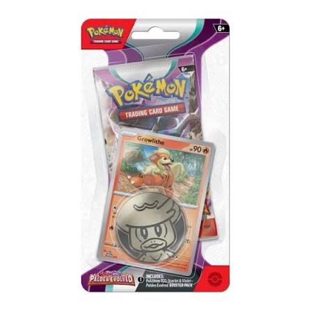 Pokémon TCG: Paldea Evolved 1-pack, Growlithe Checklane Blister Booster Pack
(ENG)